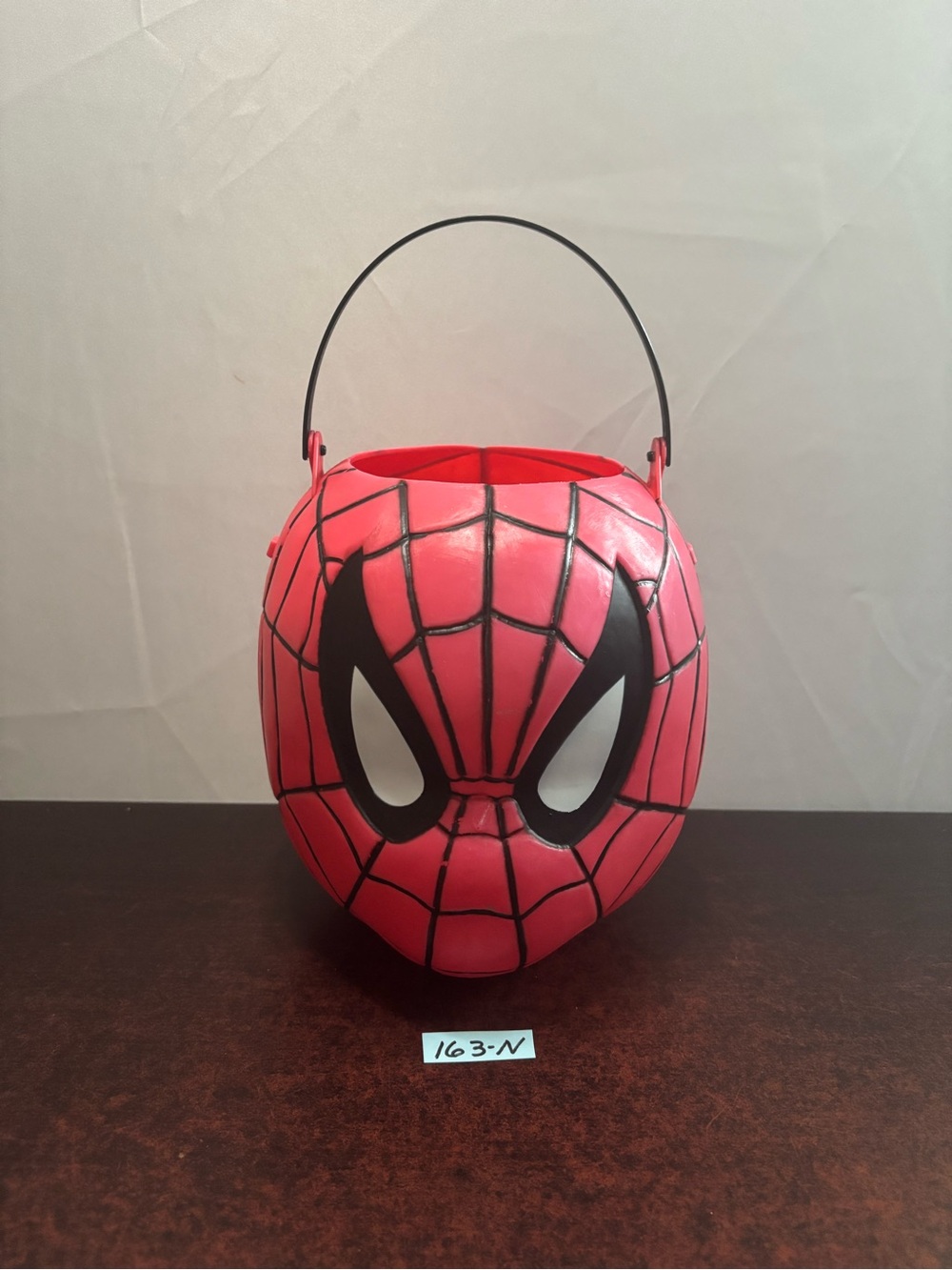 Marvel Spider-Man Red and Black Trick-or-Treat Bucket